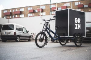 Veggie box courier bike